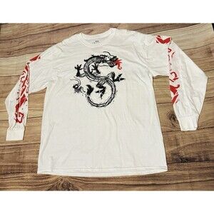 Disney Mulan Movie XL Long Sleeve Shirt The Disney Store Animated Cartoon Dragon